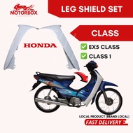 HONDA EX5 CLASS 1 LEG SHIELD - FRONT WHITE COVER WINDSHEILD KEPAK PUTIH KEPOK SAYAP DEPAN LEGSHIELD 