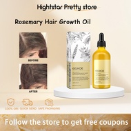 EELHOE Rosemary Oil 60ml For Hair Growth Hair Loss Treatment Hair Tonic Growth