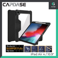 CAPDASE - Apple iPad Air 4 10.9 Bumper FOLIO Flip Case 防撞 摺疊式 保護套 原裝行貨