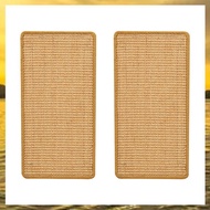 (HARB) 2-Part Cat Scratch Mat Sisal Cat Scratch Mat Cat Scratch Mat Fit for Cats with Adhesive Tape
