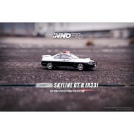 INNO trong kho 1:64 Đường Chân Trời GTR R33 Saitama cảnh sát Diecast diorama Bộ sưu tập mô hình xe h