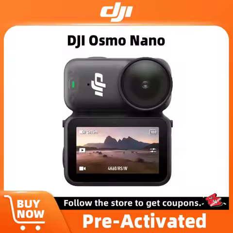 DJI Osmo Nano (64GB/128GB) All-New 1/1.3" Sensor - 4K/60fps & 143° Wide FOV-10bit & D-Log M Color Pe