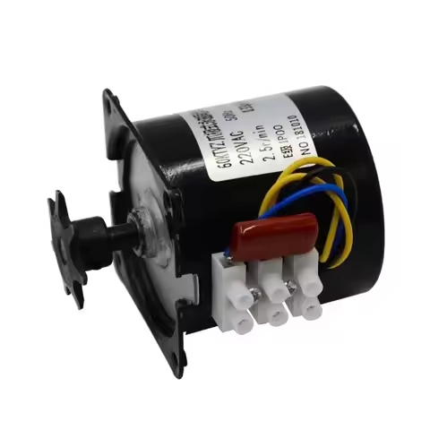 60KTYZ Claw Pole Synchronous Motor AC220V 14W Gear Motor With Chain Gear 2.5RPM 5RPM 10RPM Permanent