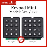 Mini Keypad 3x4 4x4 Pertamini Numeric POM Matrix Matrix Keyboard/ 16 Keys Array Embossed Rubber