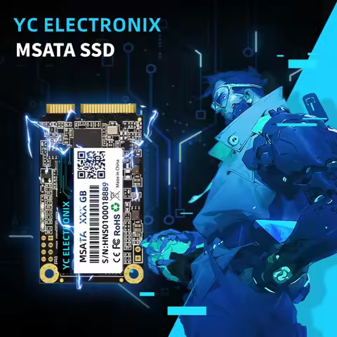 YC ELECTRONIX High Speed MSATA Internal Solid State Drive for Laptop Desktop POS Machine 128gb 256gb