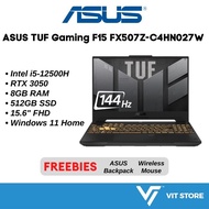 ASUS TUF Gaming F15 i5-12500H RTX 3050 FX507Z-C4HN027W 8GB DDR4 3200MHz 512GB SSD 15.6" 144Hz IPS FH