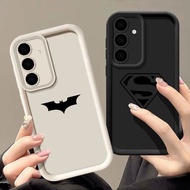 Bat Man Super man Symbol Phone Case for Samsung Galaxy S24 S22 Ultra S21 Plus S20 S23 FE Note 20 A55