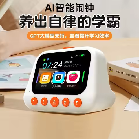 Factory AI Smart Alarm Clock Time Manager Storyteller Alarm Clock Alarm Clock for Kids GTD Desktop C