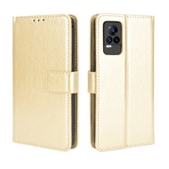 Vivo V21e Case PU Leather Wallet Flip Phone Case Vivo V21e VivoV21e Back Cover