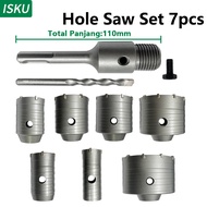 ISKU mata bor hole saw lubang tembok beton/hollow core saw beton/pelubang beton tembok pipa drill bi