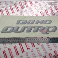 Stiker 130 Hd Dutro Original Hino New