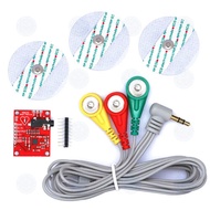 Pulse Heart Rate Sensor AD8232 Type B ECG Monitor Module Compatible with Arduino and Raspberry Pi