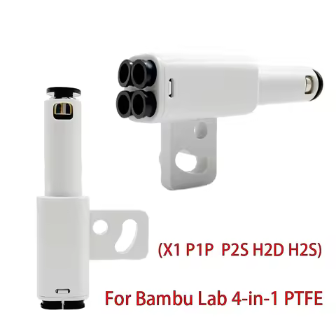 For Bambu Lab P2S 4-in-1 PTFE Adapter material pipe expansion port AMS connect 4 feeding modules For