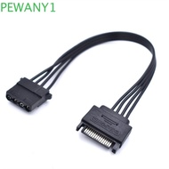 PEWANY1 SATA to IDE Adapter Cable Molex IDE 4P Female SATA Reverse Line SATA Power Supply Power Extension Adapter Cable SATA Cable