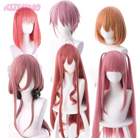Nakano Yotsuba Nakano Itsuki Nakano Nino Ichika Nakano Miku Nakano Cosplay Wig Heat Resistant Synthe
