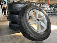 ล้อแม็กNew D-Max ขอบ17 สภาพใหม่ ไม่มีรอย พร้อมยาง bridgestone 255-65-17 ปี23 (1 ชุด 4 วง)