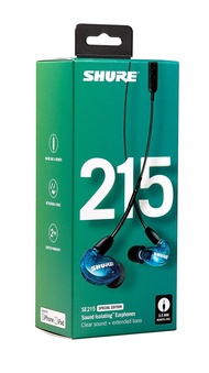 Shure SE215 Special Edition Sound Isolating Earphones with Inline Remote &amp; Mic