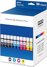 522 Ink Refill Bottles Replacement for ET-2800 ET-2400 ET-4800 ET-2803 522 Ink Refill for Eco tank E