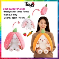 ⚡Toyss Strawberry Plushie Rabbit Patung Rabbit Bunny Plushie Rabbit Plushie Patung Rabbit Toys for G