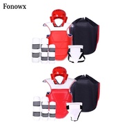 [AbabixaMY] Taekwondo Protective Gear Set Taekwondo Uniform Set Leg Guard Arm Guard Groin