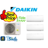 Daikin iSmile series aircon with Built-In WIFI System 3 AC (With Installation)