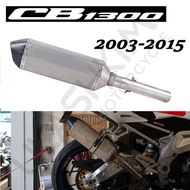 Motorcycle Exhaust Muffler Escape Db Killer Slip-On For Honda CB1300 CB 1300 Pipe 2003 To 2015 Exhau