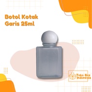 Botol Kotak Garis 25ml / Botol Shampoo Sabun 25ml Hotel