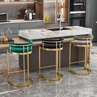Bar Stool Island Bar Stool High Stool Chair High Stool Light Luxury Modern Simple Cafe Nordic Home U