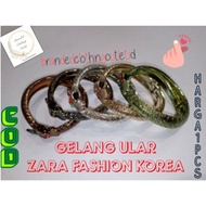ZARA SNAKE BRACELET FASHION BRACELET/ KOREAN BRACELET/ UNIQUE BRACELET/ CUTE BRACELET/ SNAKE BRACELE