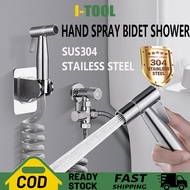 ITOOL 304 Stainless Steel Hand Held Toilet Bidet Sprayer Bathroom Shower Hand Spray Bidet Shower Sho