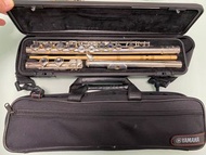 Yamaha C Flute Silver Plated with Case長笛