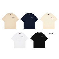 Local brand WENKO t-shirt embroidered with 3D Ovrsize 2-way cotton fabric, weight 250g