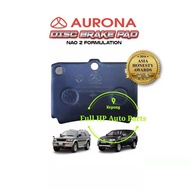 Aurona Brake Pad AUR561390 Rear Mitsubishi Challenger / Pajero Sport KH4W/KH6W/KG4W