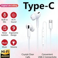 Type C Wired Earphones For OPPO A6 A6T A6X A6S Pro A6Pro A6TPro 4G 5G 2026 HiFi Stereo With Micropho