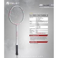 FELET TJ - TECH RAYTHEON 5/6 (3U/4U-G1) With String&Grip(Up String Service Free) Badminton Racket