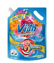 Vich น้ำยาซํกผ้าวิชช์ สูตรเข้มข้นพิเศษ กลิ่นบลูมมิ่ง ซีซัน(สีฟ้า) 700ml. หอม นุ่ม สะอาด ผลิตภัณฑ์ซัก