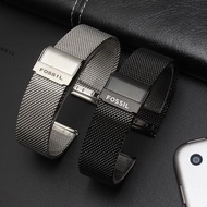 Mesh Stainless Steel Watch Band for Fossil 12/14/16/18/20/22mm Men Women Fashion Watch Bracelet 13/17/19/21mm mesh Metal Straps