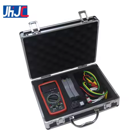 Double Clamps Digital Alternating Voltage Motor Voltammetry Meter Volt-Ampere Meter Phase Voltmeter 