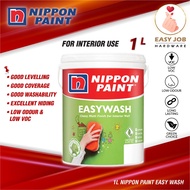 🔥 1L Nippon Paint Easy Wash Cat Nippon Paint Dinding Dalaman Nippon Easy Wash Nippon Paint Interior Easywash