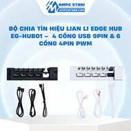 Lian Li EDGE HUB EG-HUB01 signal splitter – 4 USB ports 9Pin & 6 ports 4Pin PWM