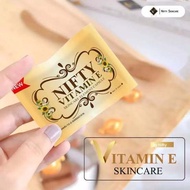 (ยกกล่อง 24 ซอง) วิตามินอี แบบเม็ด บำรุงผิวหน้า nifty vitaminE skin care