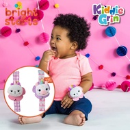 Bright Starts Rattle & Teether Wrist Pals Toy - Unicorn & Llama For 0-24 Months