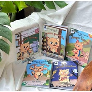 Book SET "Fufu Cat" (Training To Read Vowels And Enhance EF Brain Skills)/Phi Wan Noi (SET Of 5 Book