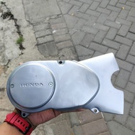 Honda C50 Magnetic Cover / Single Exhaust / Honda C50 Steering Wheel