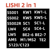 Lishi 2 dalam 1 SC1 KW1 KW5 SC4 R52 M1/MS2 SS002 SS001 BE2-6 BE2-7 SC20 AM5LW4 LW5 SC1-L 2in1
