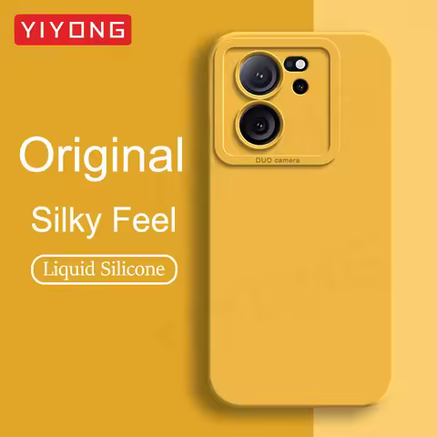 For Mi13T Pro Case YIYONG Silky Soft Liquid Silicone Cover For Xiaomi 13 Xiomi Mi 13T Xiaomi13 Xiaom