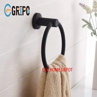 GRIPO 304 stainless high quality Towel Ring Black