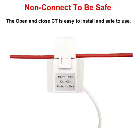 NewABNR ZigBee WiFi Energy Meter Bidirectional with Clamp Current Sensor Tuya Smart App Monitor Powe