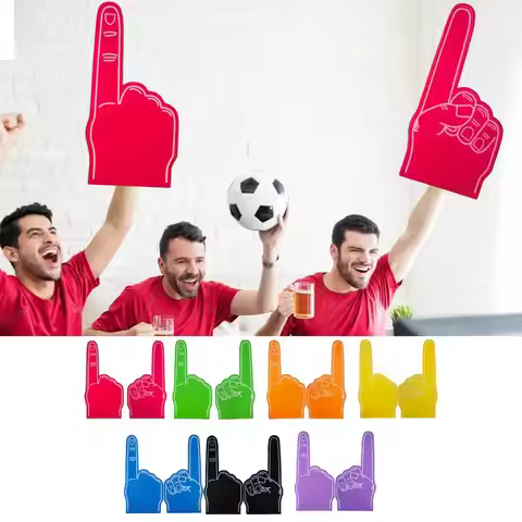 Giant foam finger Sports Cheerleading Party Hand Noise Makers Giant Hands Sports Favors Cheering Pal