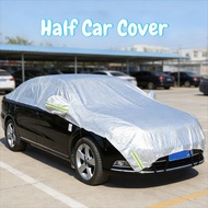 Half Car Cover Window Sunshade SUV Universal Waterproof Outdoor Sun  Anti UV Protection Cover